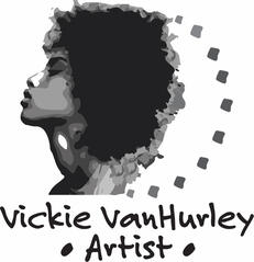 Vickie VanHurley Artist Logo & Branding